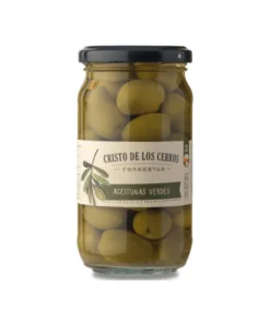 Aceitunas verdes naturales - Cristo de los cerros (350 gr)