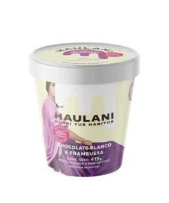 Helado de chocolate blanco y frambuesa - Haulani (415ml)