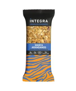 Bocadito semiamargo de arándano y maní - Integra