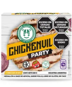 Chickenvil Party x 4 Medallones – Felices las vacas.