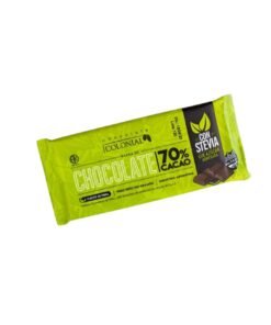 Barra de chocolate 70% cacao con stevia - Colonial (100gr)