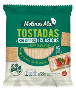 Tostadas de arroz original - Molinos Ala (250gr)