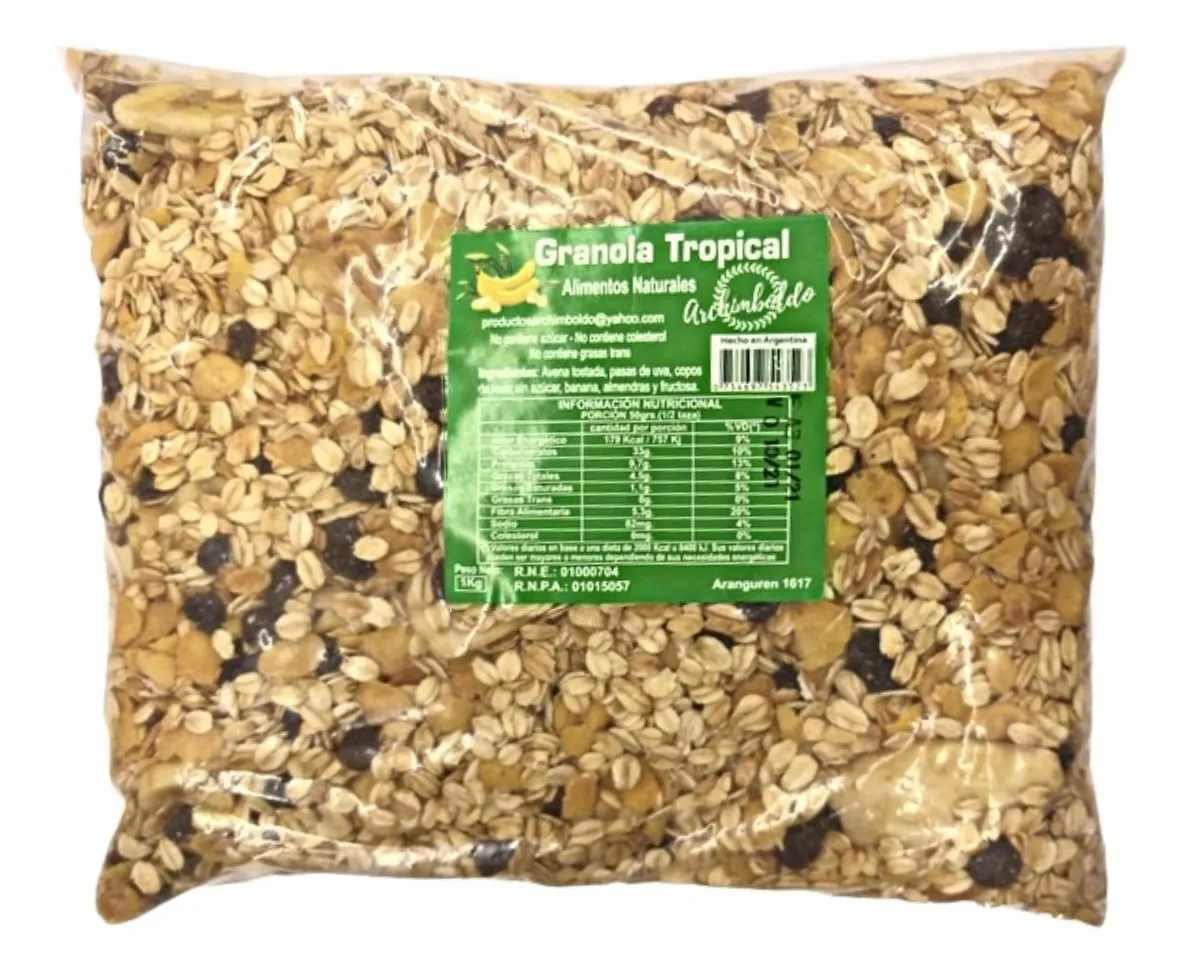 Granola tropical sin azucar - Archimboldo (1 kg)