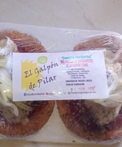 Milanesas de garbanzo con tofu a la napolitana - El Galpón de Pilar (2 unidades)