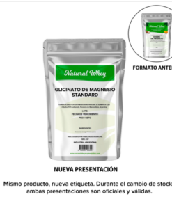 Alternative view of Glicinato de magnesio - Natural Whey (100 gr)