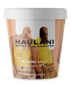 Helado de banana split -  Haulani (415ml)