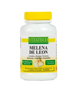 Melena de León + Vitamina D3 – Vitatech (60 cápsulas)