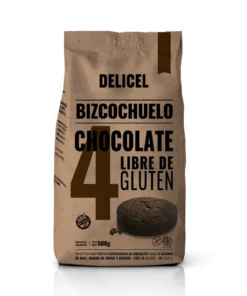 Premezcla bizcochuelo sabor chocolate sin TACC - Delicel (500 gr)