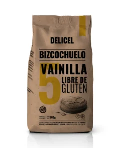 Premezcla bizcochuelo sabor vainilla sin TACC - Delicel (500 gr)