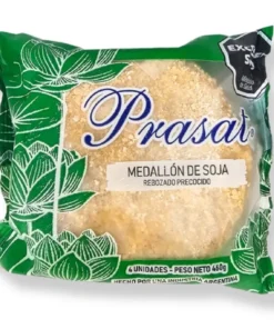Milanesas de soja simple sin sal / con sal - Prasat (4 unidades)