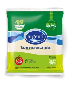 Tapas de empanadas veganas, sin TACC - Argenti 12 unidades (330gr)