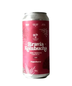 Kombucha superberry – Bravia (lata de 354ml)