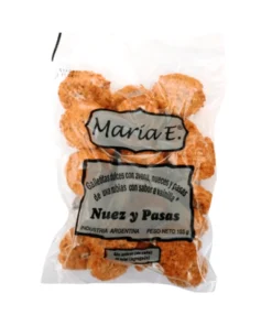 Galletitas de nueces y pasas con avena - Maria E. (185gr)