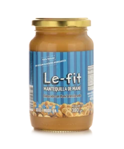 Mantequilla de maní natural - Lefit (380 gr)