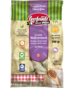 Ravioles Mediterráneos Vegan - Leofanti (48 unidades)