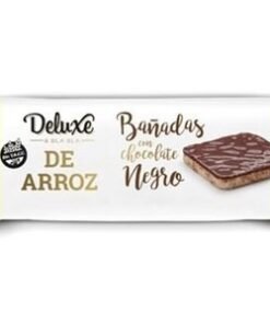 Galletitas arroz de chocolate negro - Deluxe (115gr)