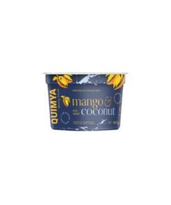 Yogurt cremoso a base de coco sabor mango y maracuya - Quimya (170gr) - SIN LACTOSA, SIN AZUCAR