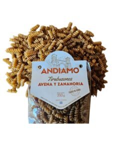 Tirabuzones de avena y zanahoria - Andiamo (350 gr)