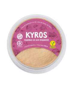 Hummus con ajo ahumado - Kyros (240 gr)