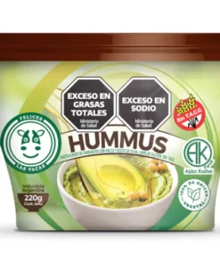 Hummus de garbanzo con guacamole - Felices Las Vacas (230gr)