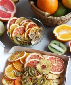 Frutas glaseadas y disecadas