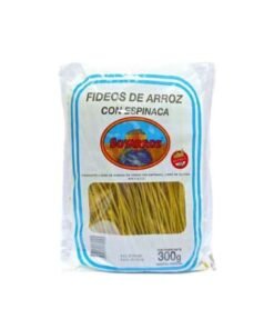 Fideos de arroz sabor espinaca - Soyarroz (300 gr)