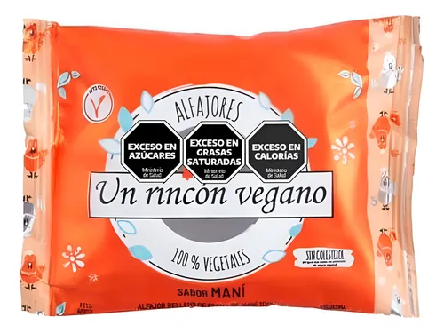 Alfajor sabor maní - Un Rincón Vegano