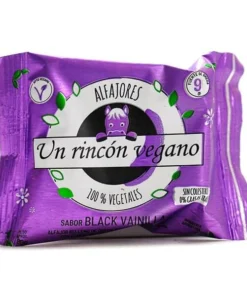 Alfajor sabor black vainilla - Un Rincón Vegano